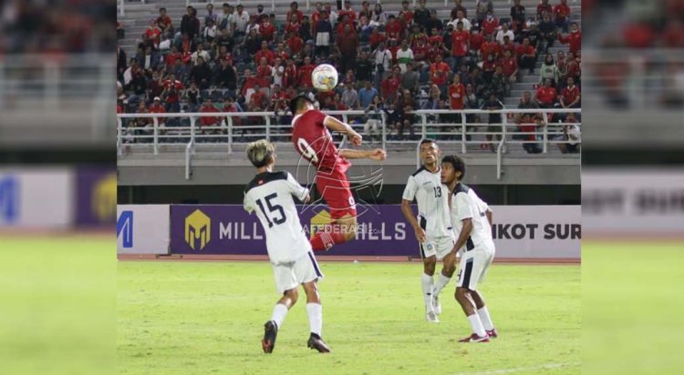 Hattrick Hokky Caraka Bawa Timnas Indonesia Kalahkan Timor Leste
